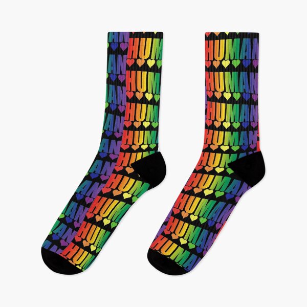 Item preview, Pride Human Rainbow Hearts Symbol designed and sold by QuidnuncDesigns.