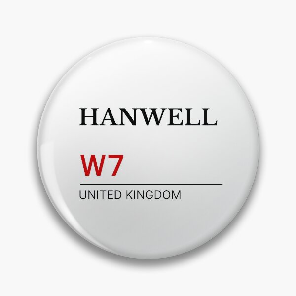 Item preview, Postcode Hanwell W7 United Kingdom designed and sold by Yayatachdiyat0.