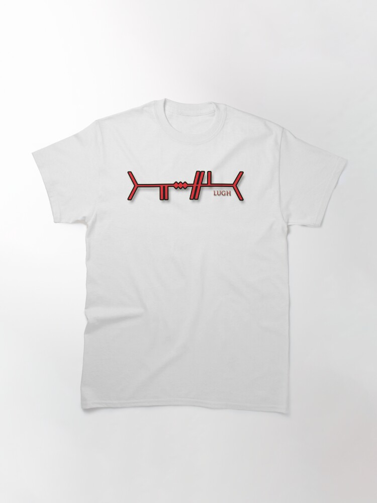 Alternate view of Lugh in Ogham Classic T-Shirt