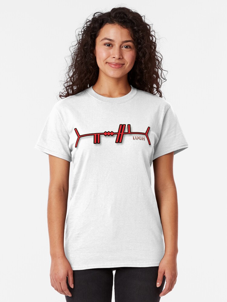 Alternate view of Lugh in Ogham Classic T-Shirt