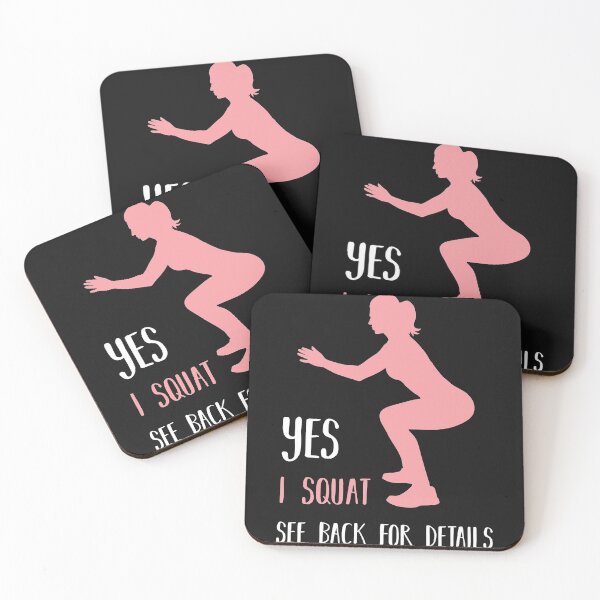 Item preview, Yes I Squat See Back For Details - Funny Workout Gym Gift designed and sold by ZacharyMarcus.
