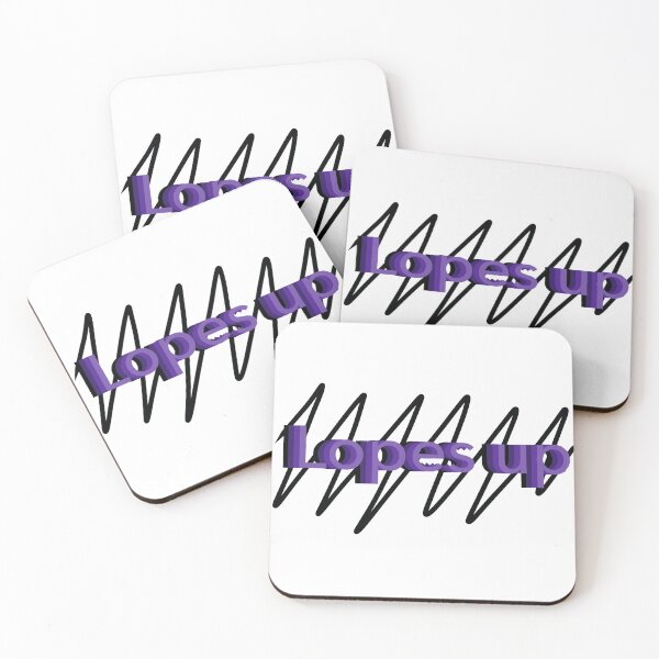 Item preview, Lopes Up Black Squiggles Purple designed and sold by Mghoward19.