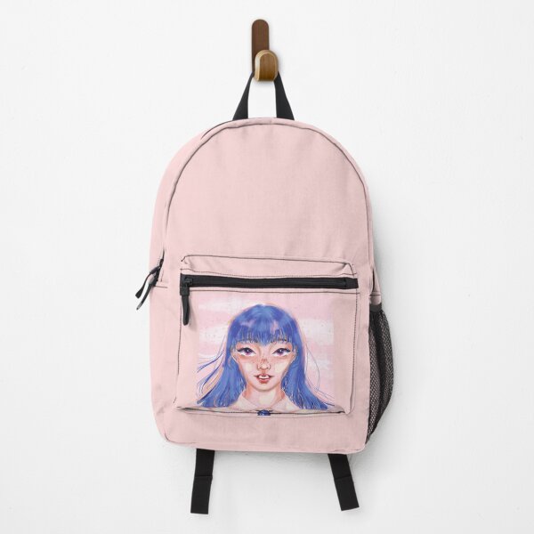 Item preview, Pink sky and Blue hair designed and sold by Hana-art38.