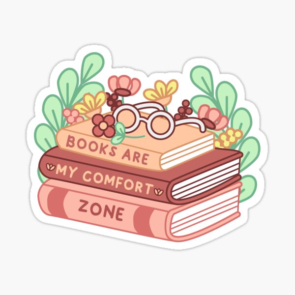 aesthetic bookish sticker cute | Sticker