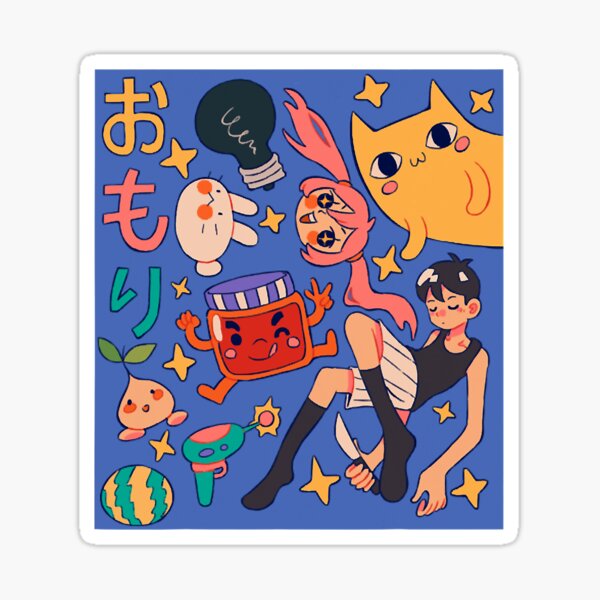 Omori Plush Sticker for Sale by ArynsDS