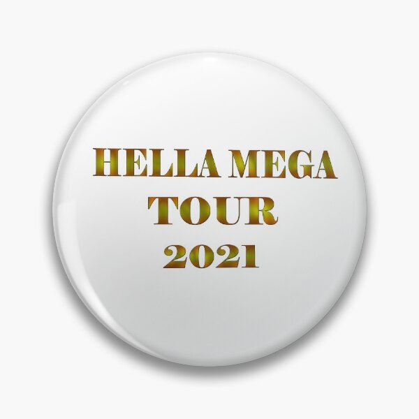 Item preview, hella mega tour 2021 t shirt-design designed and sold by asep08.