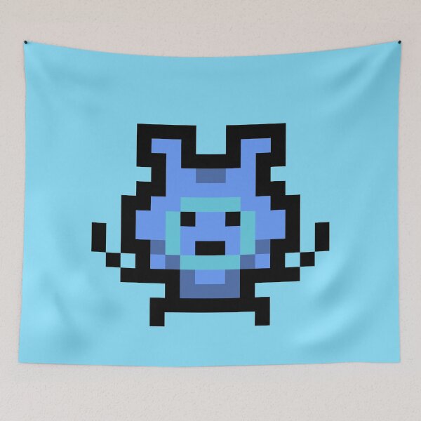 Item preview, Blue Cat Pixel Art designed and sold by quarantineshop.