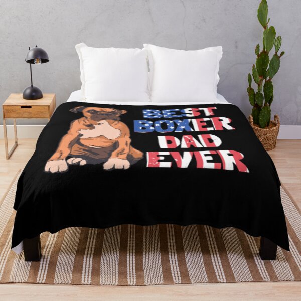 Item preview, Boxer Patriotic Flag Dog Dad American designed and sold by khuetrung79.