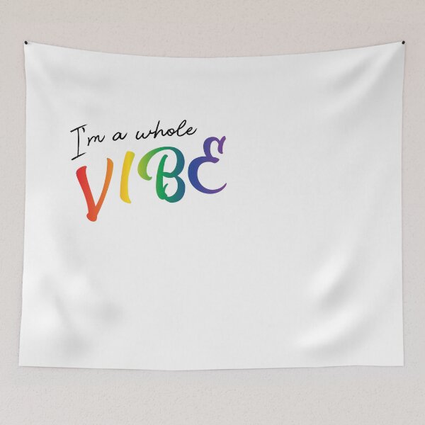 Item preview, Pride "I'm A Whole Vibe" designed and sold by QuidnuncDesigns.
