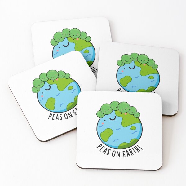 Item preview, Peas On Earth Funny Peace Puns  designed and sold by punnybone.