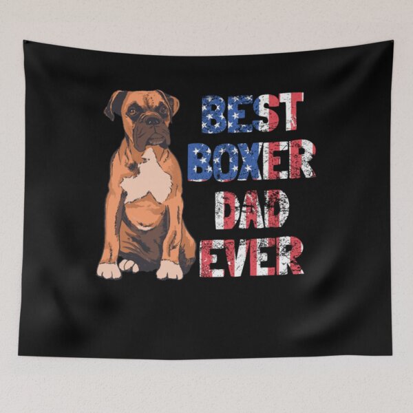 Item preview, Boxer Patriotic Flag Dog Dad Daddy American designed and sold by khuetrung79.