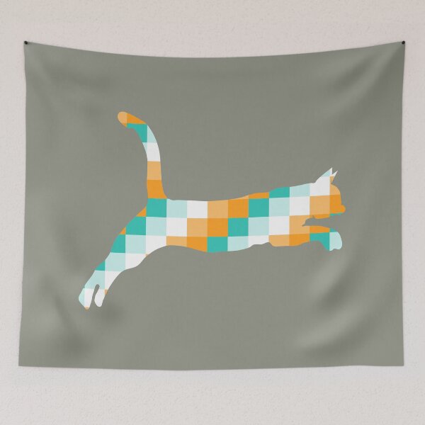 Item preview, Geometric Square Cat designed and sold by DAFIN.
