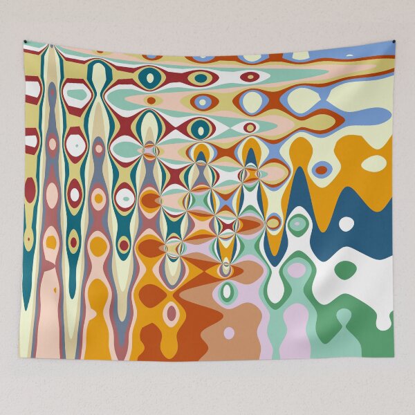 Item preview, Psychedelic Abstract Boho 13 designed and sold by MaryJaneRC.