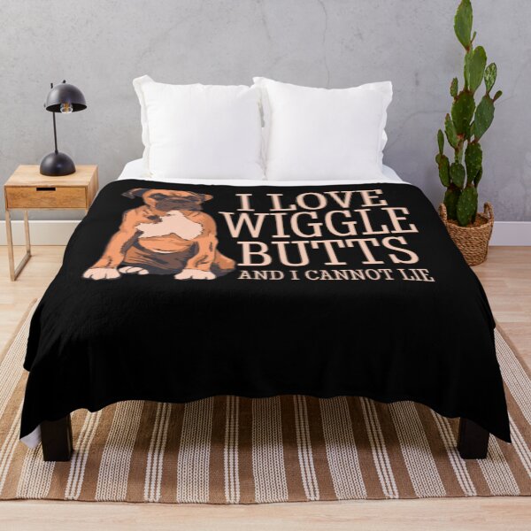 Item preview, Boxer Wiggle Dog Funny Cute designed and sold by khuetrung79.