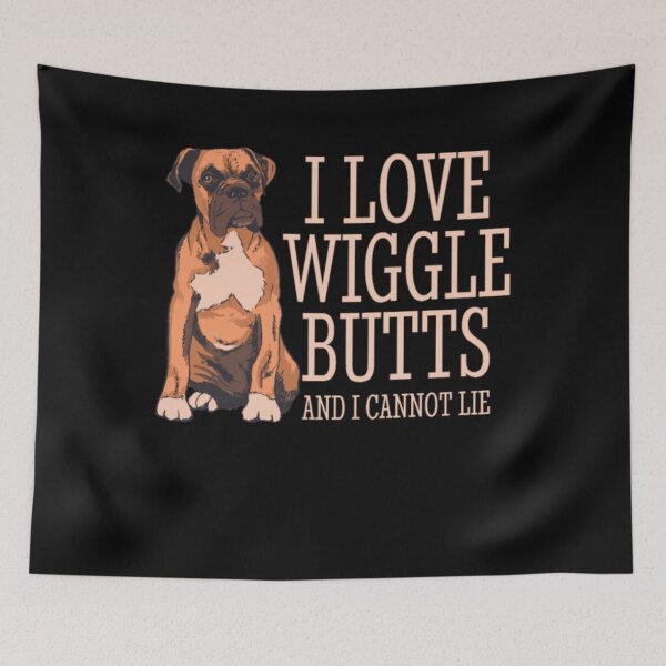 Item preview, Boxer Wiggle Dog Funny Cute designed and sold by khuetrung79.