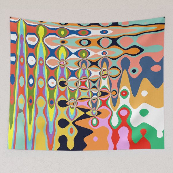 Item preview, Psychedelic Abstract Boho 14 designed and sold by MaryJaneRC.