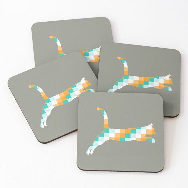 Item preview, Geometric Square Cat designed and sold by DAFIN.