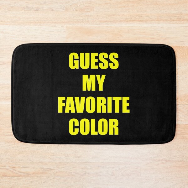 Item preview, Guess My Favorite Color Bright Yellow designed and sold by artfulnotebook.