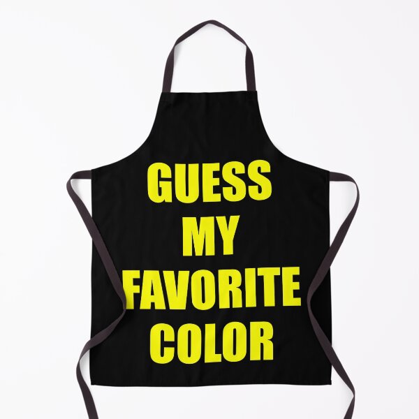 Item preview, Guess My Favorite Color Bright Yellow designed and sold by artfulnotebook.