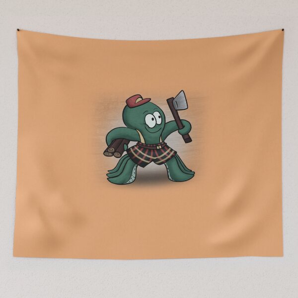 Item preview, Octopus Cartoon Octo Logger  designed and sold by HyarGhios.