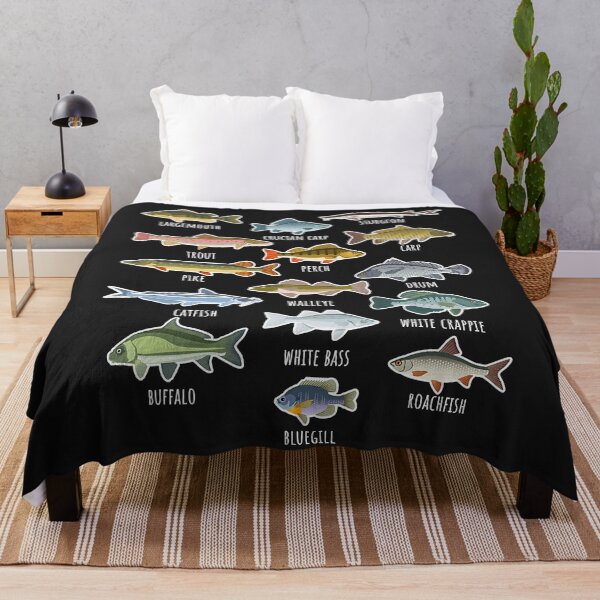 Item preview, Types Of Freshwater Fish Species Fishing designed and sold by JamesRushforth.