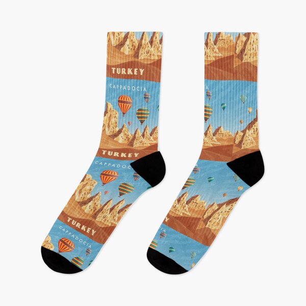 Item preview, Turkey, Cappadocia - Retro travel minimalistic poster designed and sold by GreekTavern1979.