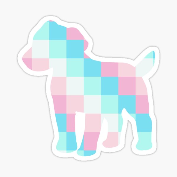 Item preview, Geometric Square Pastel Dog designed and sold by DAFIN.
