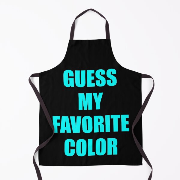 Item preview, Guess My Favorite Color Aqua designed and sold by artfulnotebook.