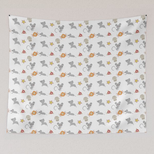 Item preview, Cute Mouse Pattern designed and sold by Poetic Patterns Studio.