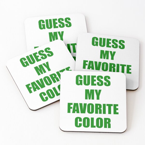 Item preview, Guess My Favorite Color Green designed and sold by artfulnotebook.