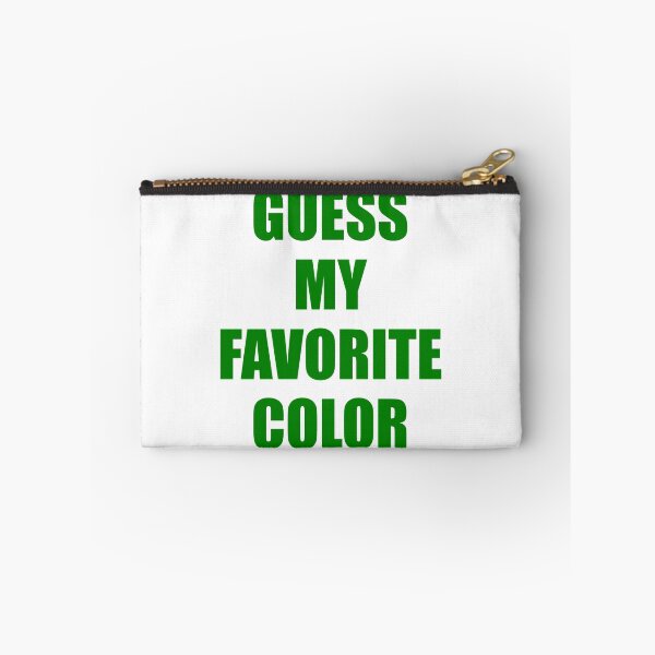 Item preview, Guess My Favorite Color Green designed and sold by artfulnotebook.