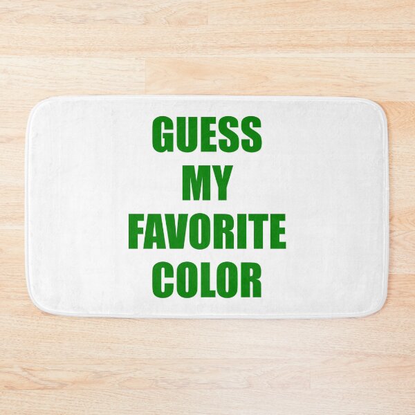Item preview, Guess My Favorite Color Green designed and sold by artfulnotebook.