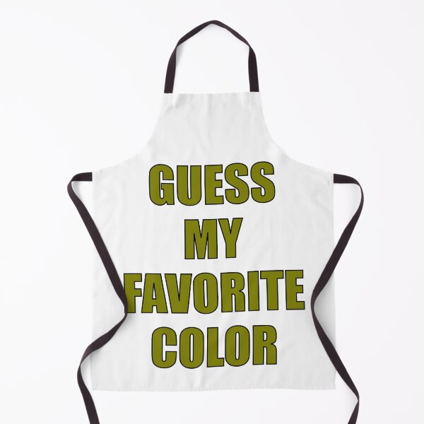 Item preview, Guess My Favorite Color Olive Green designed and sold by artfulnotebook.