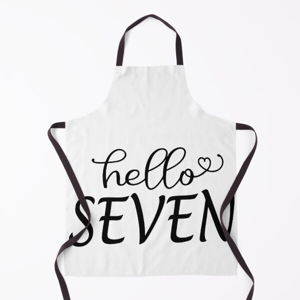 Item preview, Hello Seven, 7th Birthday, Seven Year Old Birthday Gift, Seventh Birthday Gift, 7th Birthday Shirt, Seven year old designed and sold by donnalitkuhau.