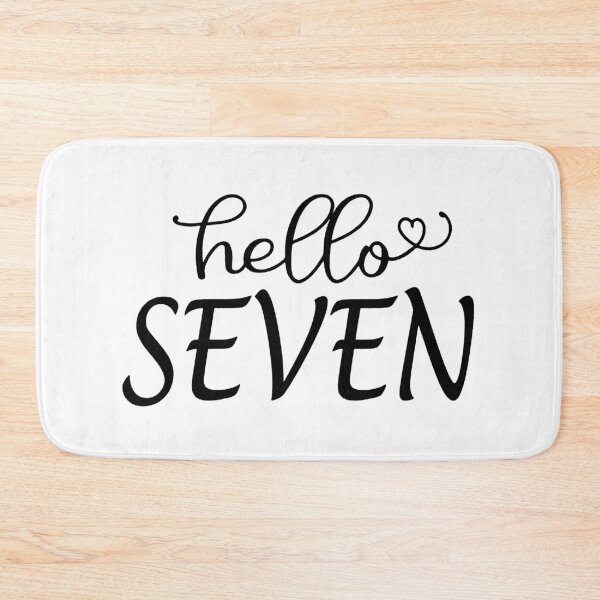 Item preview, Hello Seven, 7th Birthday, Seven Year Old Birthday Gift, Seventh Birthday Gift, 7th Birthday Shirt, Seven year old designed and sold by donnalitkuhau.