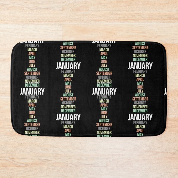 Item preview, Names of Calendar Months January designed and sold by Digital Lama Creations.