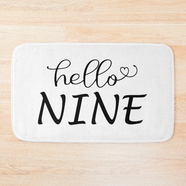 Item preview, Hello Nine, 9th Birthday, Nineth Birthday Gift, 9th Bday Shirt, Hello 9, Nine Birthday Gift, Nine year old designed and sold by donnalitkuhau.