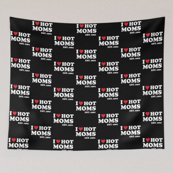 Item preview, I Love Hot Moms Est 1961 60 Years Old designed and sold by RedQuality.