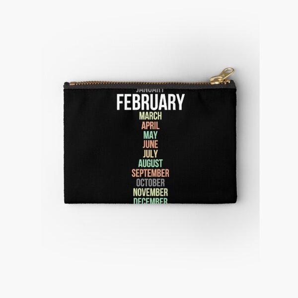 Item preview, Names of Calendar Months February designed and sold by Digital Lama Creations.