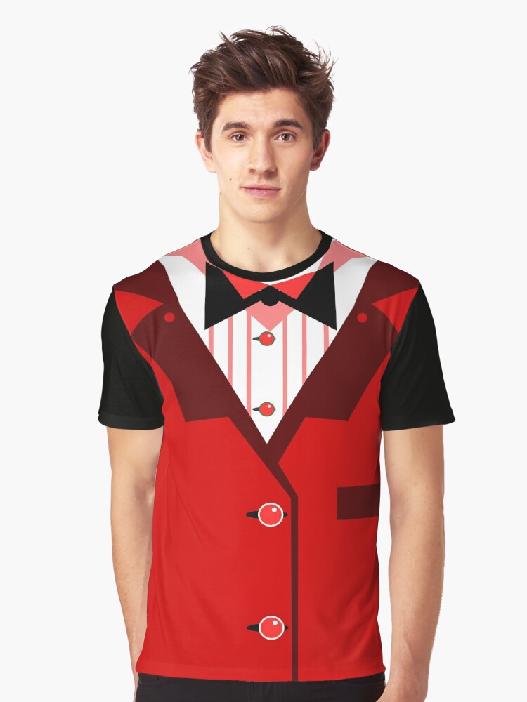 Funny Tuxedo - Dinner Jacket - Red - Black Bowtie - Meat Cleaver Lapel  Graphic T-Shirt for Sale by Isan-creative