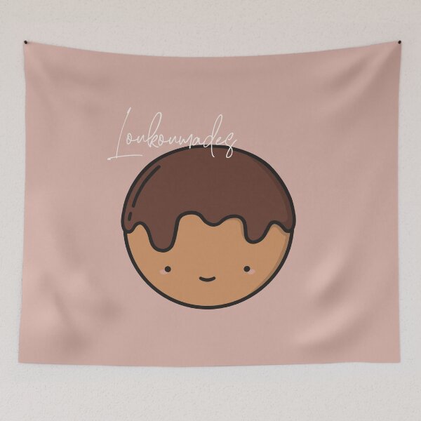 Item preview, Loukoumades Icon: Greek Dessert designed and sold by Jami Draws.
