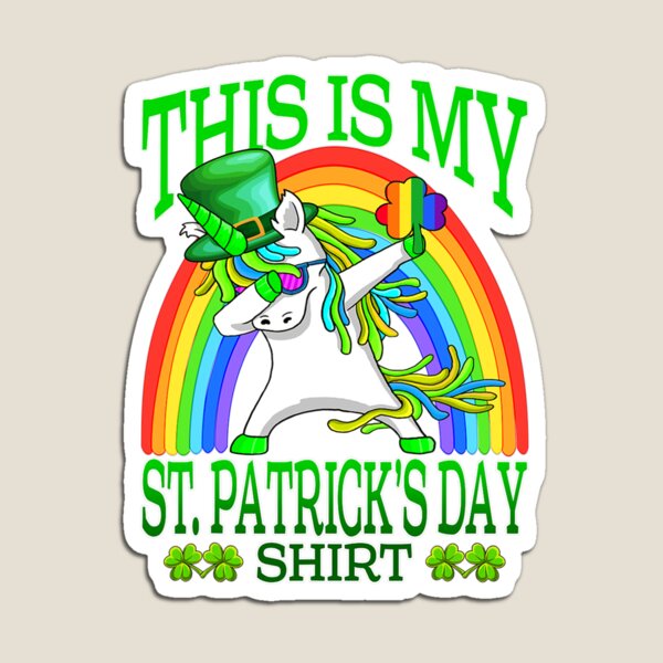 Vista previa del artículo con la obra «Este es mi día de San Patricio Unicornio Orgullo Gay Lgbt», diseñado y vendido por CooperJannie.