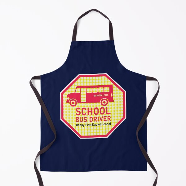 Item preview, SCHOOL BUS DRIVER, bus stop signs mocking t-shirt, First Day of School,  designed and sold by juartshop.