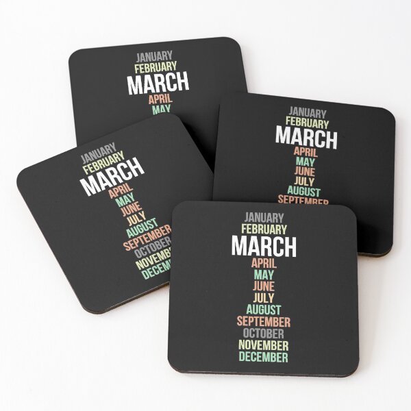 Item preview, Names of Calendar Months March designed and sold by Digital Lama Creations.