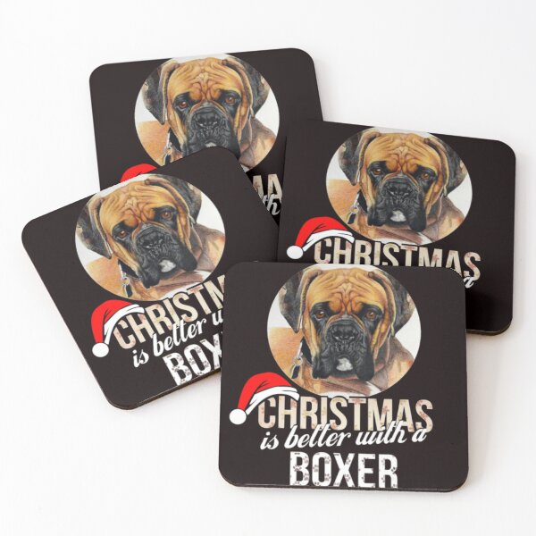 Item preview, Boxer---Christmas-is-better-with-a-Boxer designed and sold by Thetund.