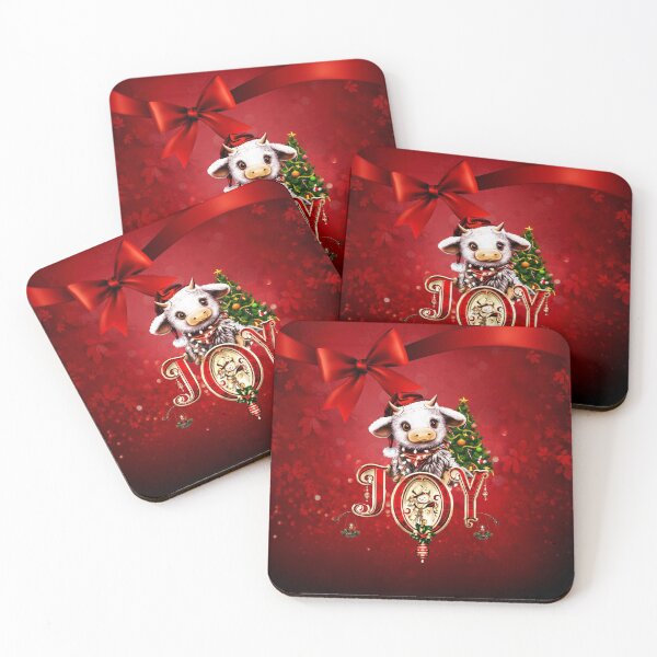 Item preview, Cute little christmas cow designed and sold by nicky2342.