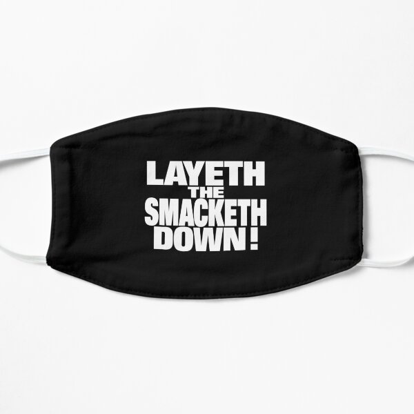 Wwe The Rock Layeth The Smacketh Down Graphic Flat Mask