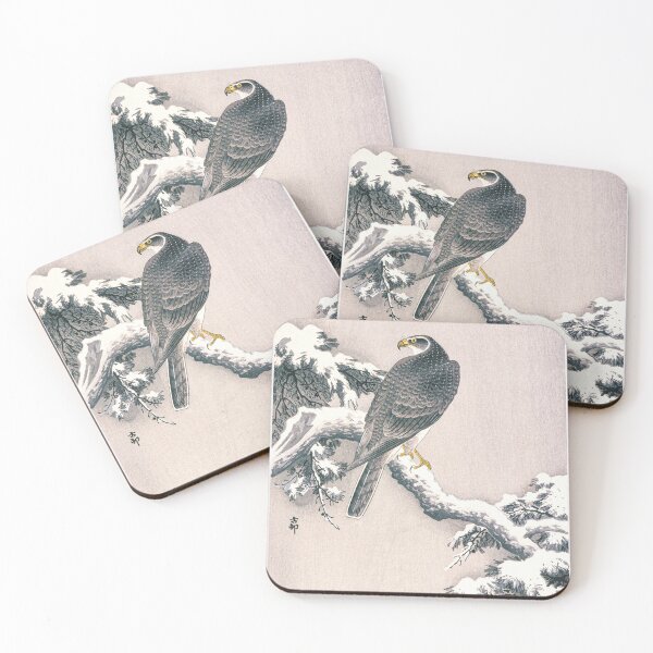 Item preview, Goshawk Japanese Painting designed and sold by Thewolfmaiden.