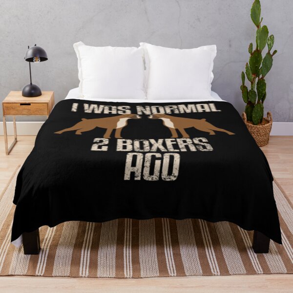 Item preview, I Was Normal 2 Boxers Dog Ago Vintage designed and sold by khuetrung79.