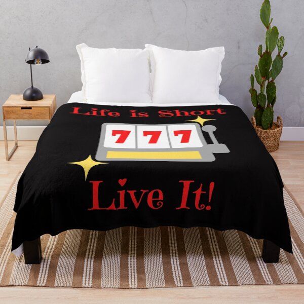 Item preview, Slot Machine Life Is Short Live It designed and sold by SloganExpress.